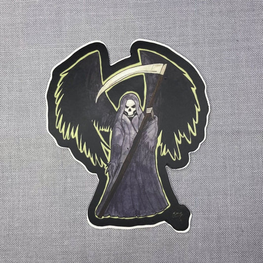 Grim Reaper Vinyl Sticker