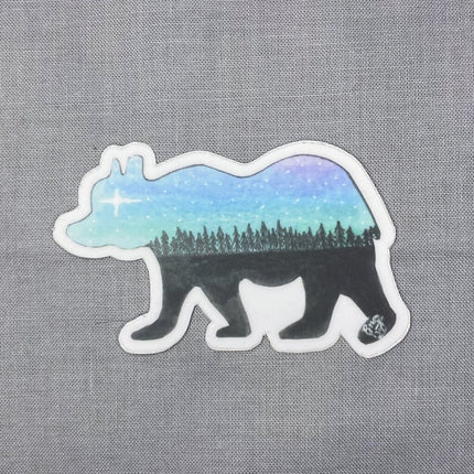 Watercolor Bear Sticker