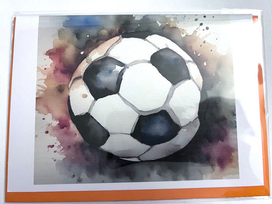 Soccer Ball Watercolor