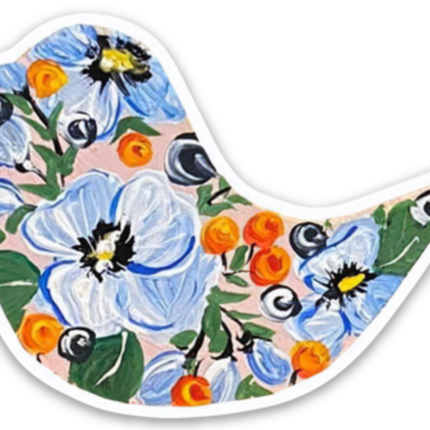 Chick Flower Stickers