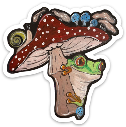 Frog/Mushroom Magnet
