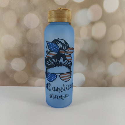 All American Mama Glass Beverage Holder