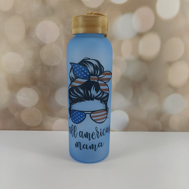 All American Mama Glass Beverage Holder