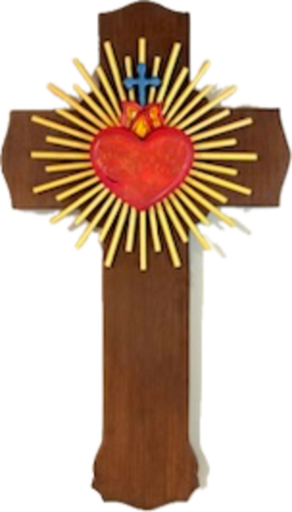 CROSS SACRED HEART