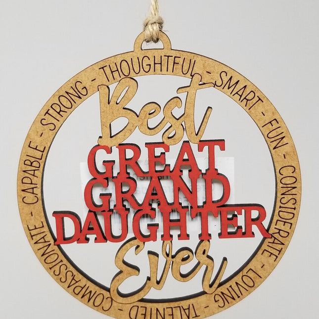 Ornament - Great Granddaughter