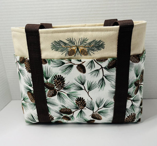 6 Pocket Handy Tote Sparkle Pine