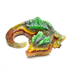 green, yellow, black, white, orange