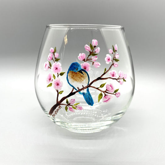 BLUEBIRD AND Cherry BLOSSOMS