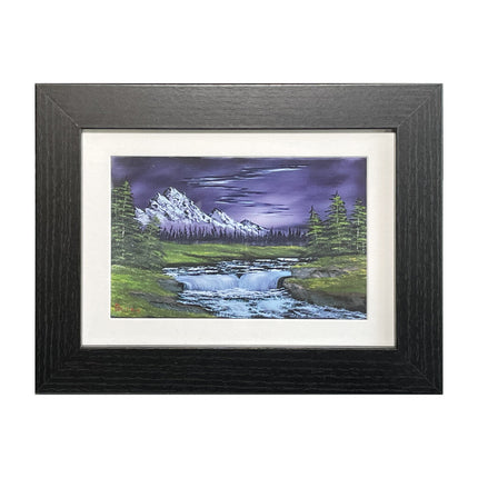 #74-1 Arctic Beauty framed print 5"x7" black frame / 4"x6" print