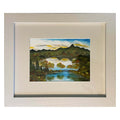 #100-1 Mount Chacorua framed print 8"x10" white frame / 5"x7" print