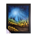 #162 Rays of Light II original oil on canvas 16"x20" with a black frame