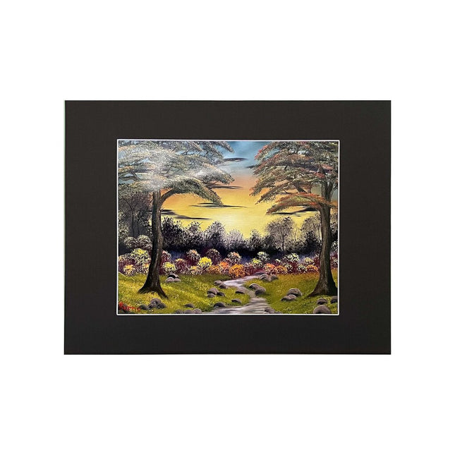 #109-1 MEADOW PATH matted print