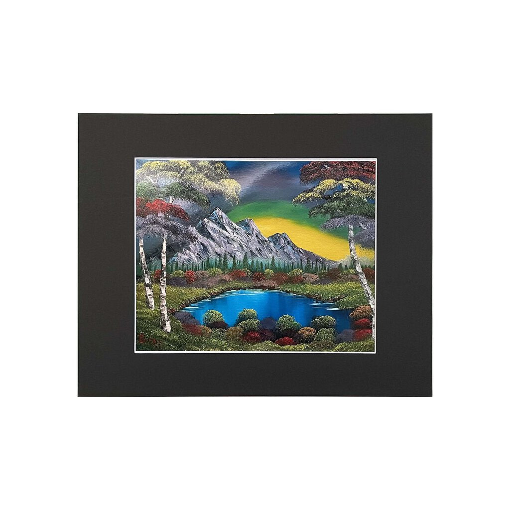 #119-1 RAINBOW matted print