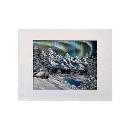 #157-1 NORTHERN LIGHTS matted print