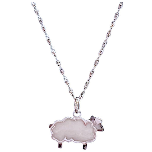 .925 SS Sheep Necklace