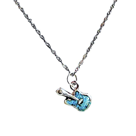 .925 SS Guitar Necklace