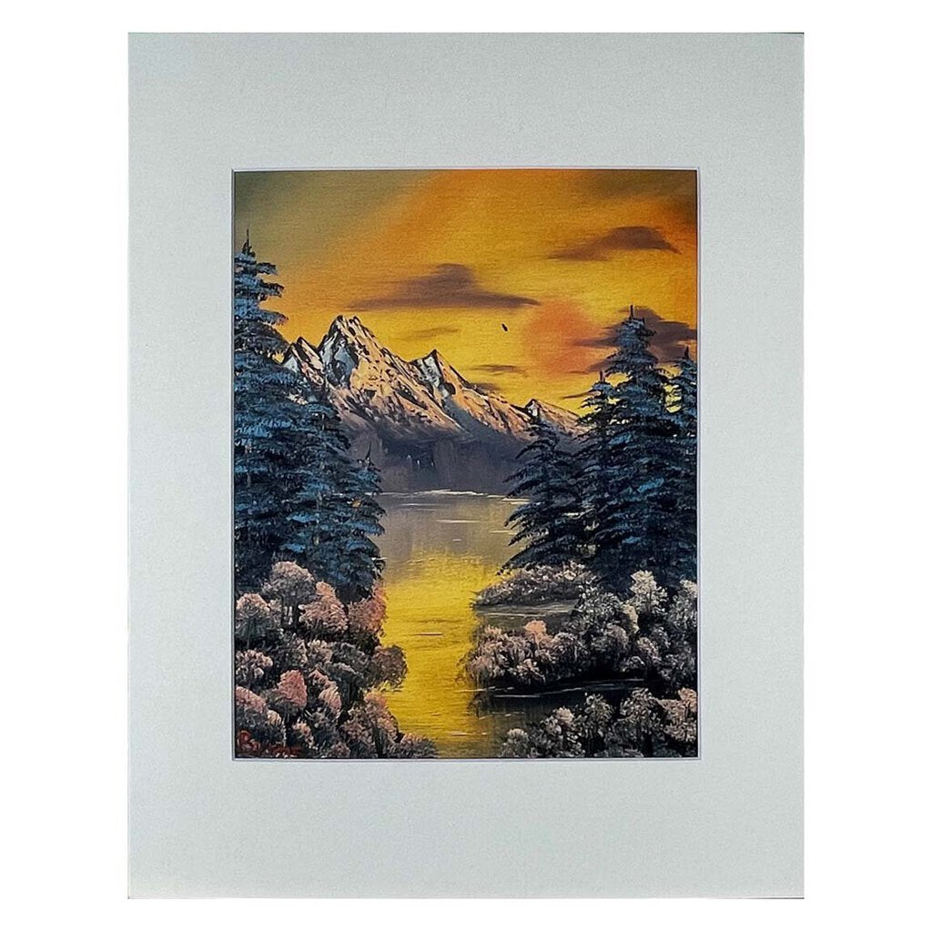 ONE A CLEAR DAY 30-1 MATTED PRINT 11"x14" by MFB Studios LLC