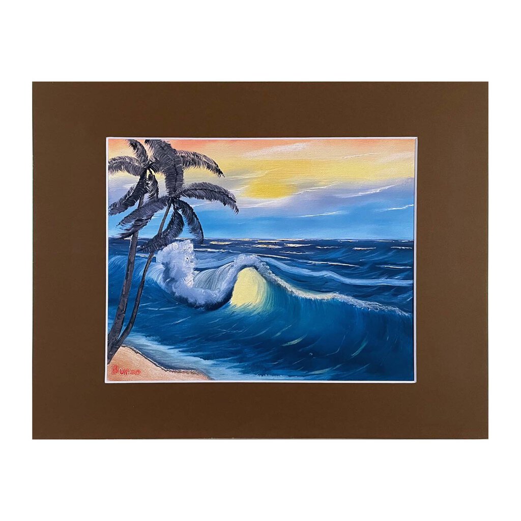 SURFS UP 66-1 MATTED PRINT 11"x14" by MFB Studios LLC