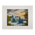 #97-1 WINTER SUNRISE matted print 11"x14"