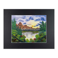 #151-2 MOUNTAIN SUNRISE matted print