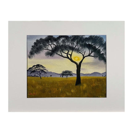 #154-2 THE TREE matted print