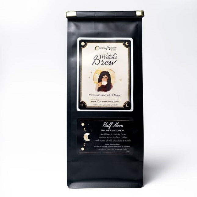 Witch's Brew Moon Phase Coffee - Medium Roast - Whole Bean