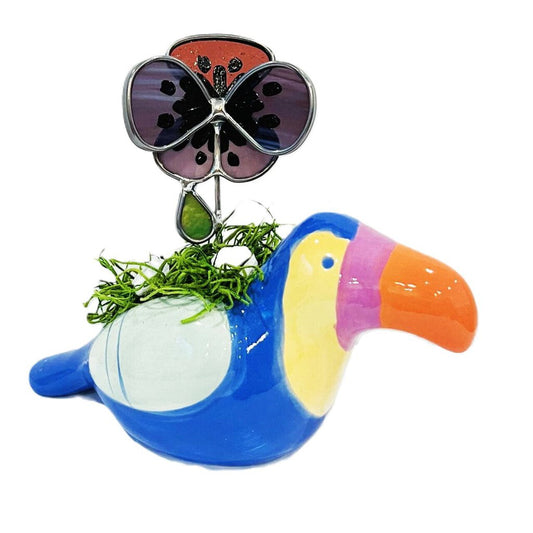 Pansy Parrot pot