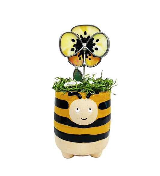 Pansy Bee Pot
