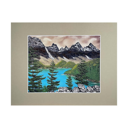 #168-3 Mountain Serenity matted print