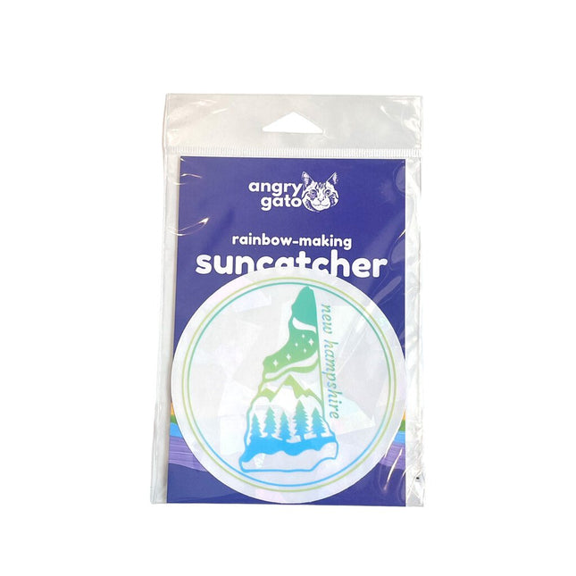 Suncatcher Rainbow Sticker - New Hampshire