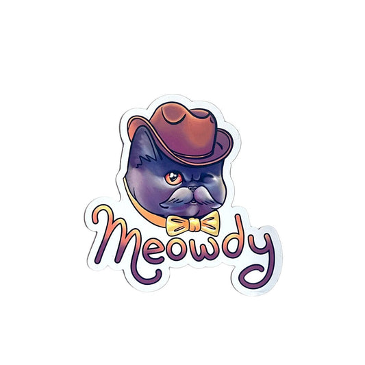 MAGNET MEOWDY ANGRY GATO DESIGNS