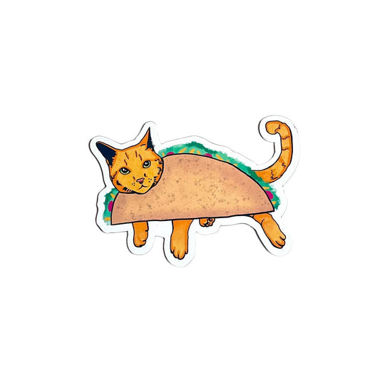 MAGNET TACO CAT ANGRY GATO DESIGNS