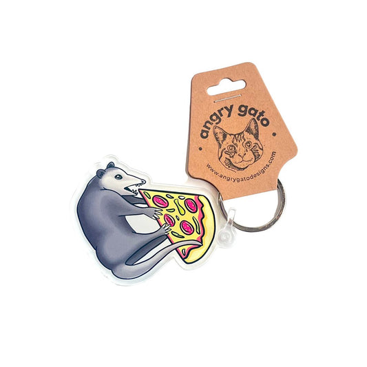 Keychain - Pizza Possum