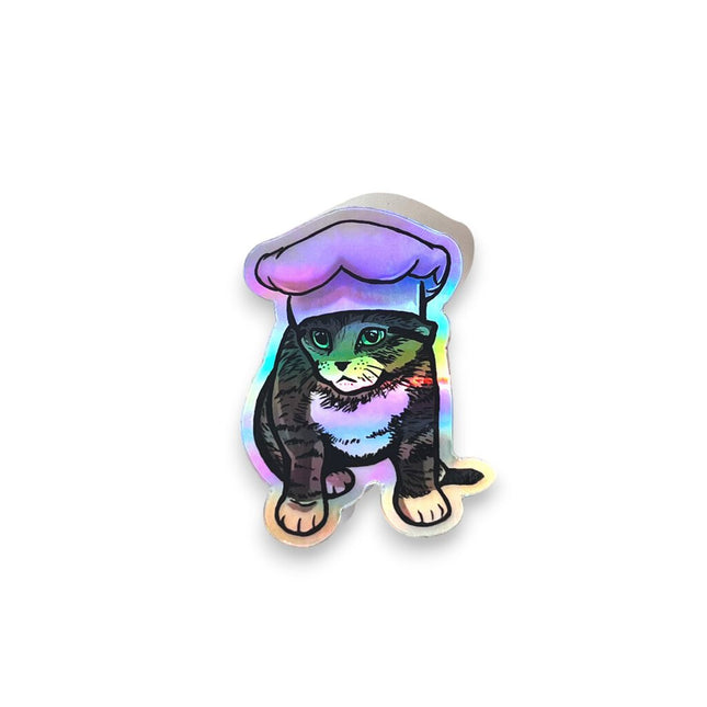 Sticker - Chef Cat Holographic