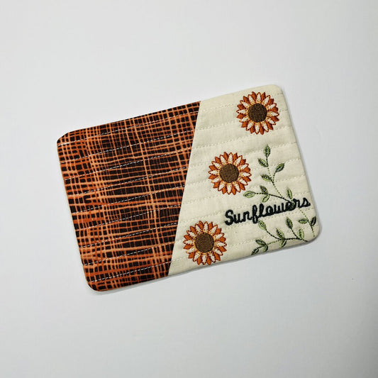 Mug Mat Coaster Sunflowers