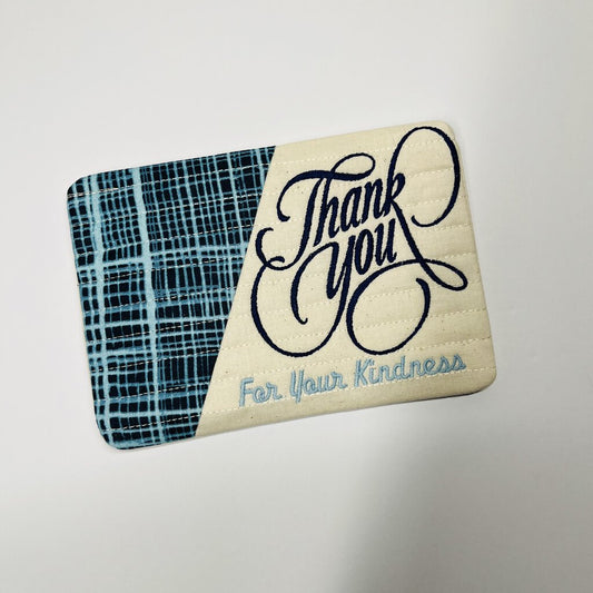 Mug Mat Coaster Thank You