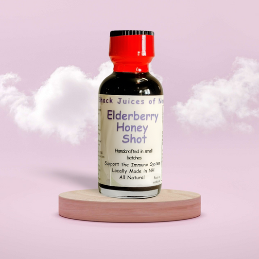 Miniature Elderberry Honey Syrup