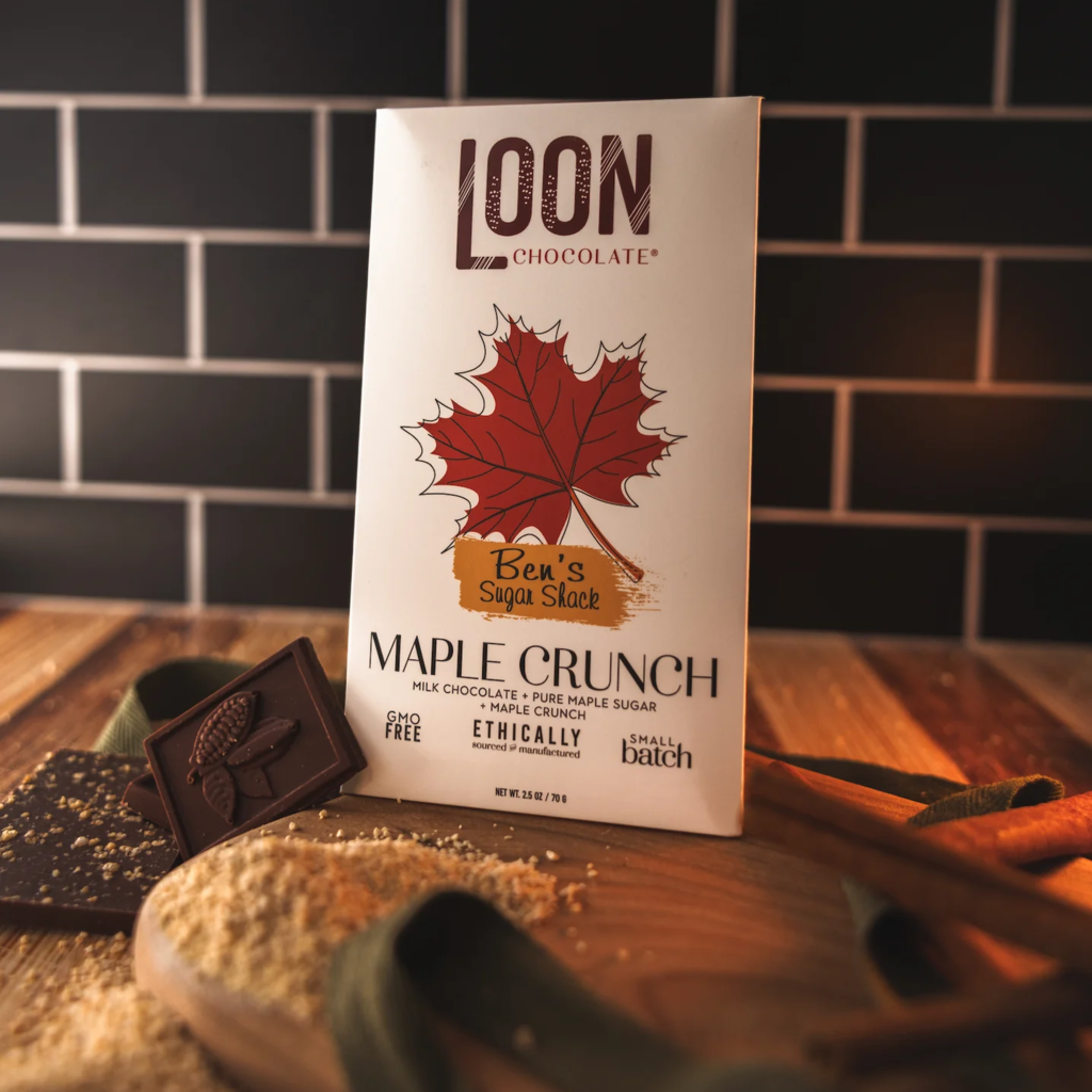 Maple Crunch Milk Chocolate Bar