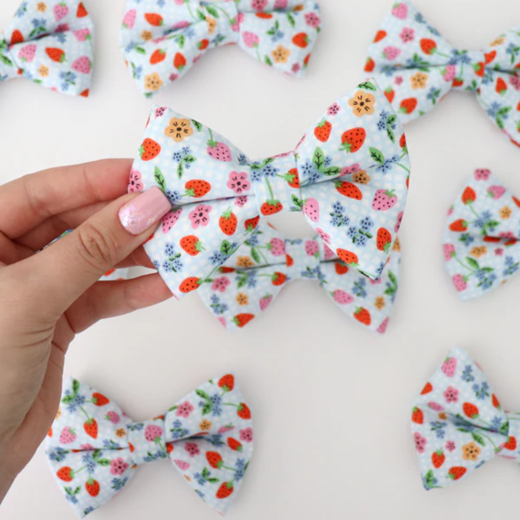 Spring Berry - Dog Bow Tie