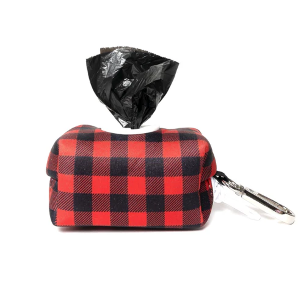 Dog Leash Bag - Buffalo Plaid