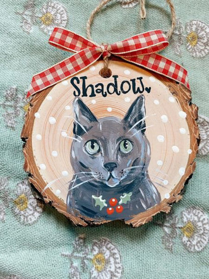 Custom Pet Portrait Ornament