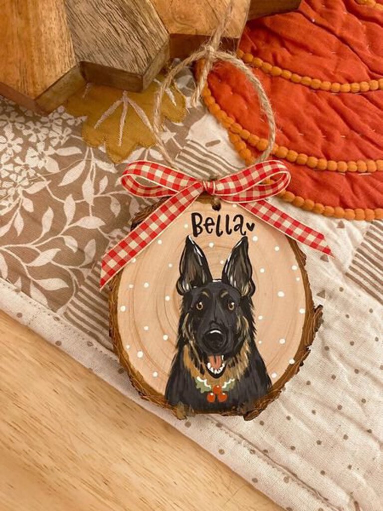 Custom Pet Portrait Ornament