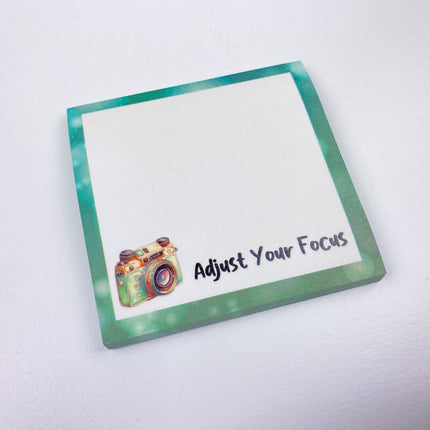 Adjust Your Focus Sticky Note