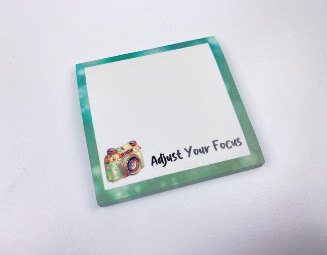 Adjust Your Focus Sticky Note
