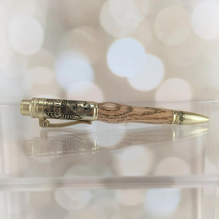 Police Shield Wood Pen