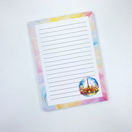 Watercolor Paris 5x7 Notepad