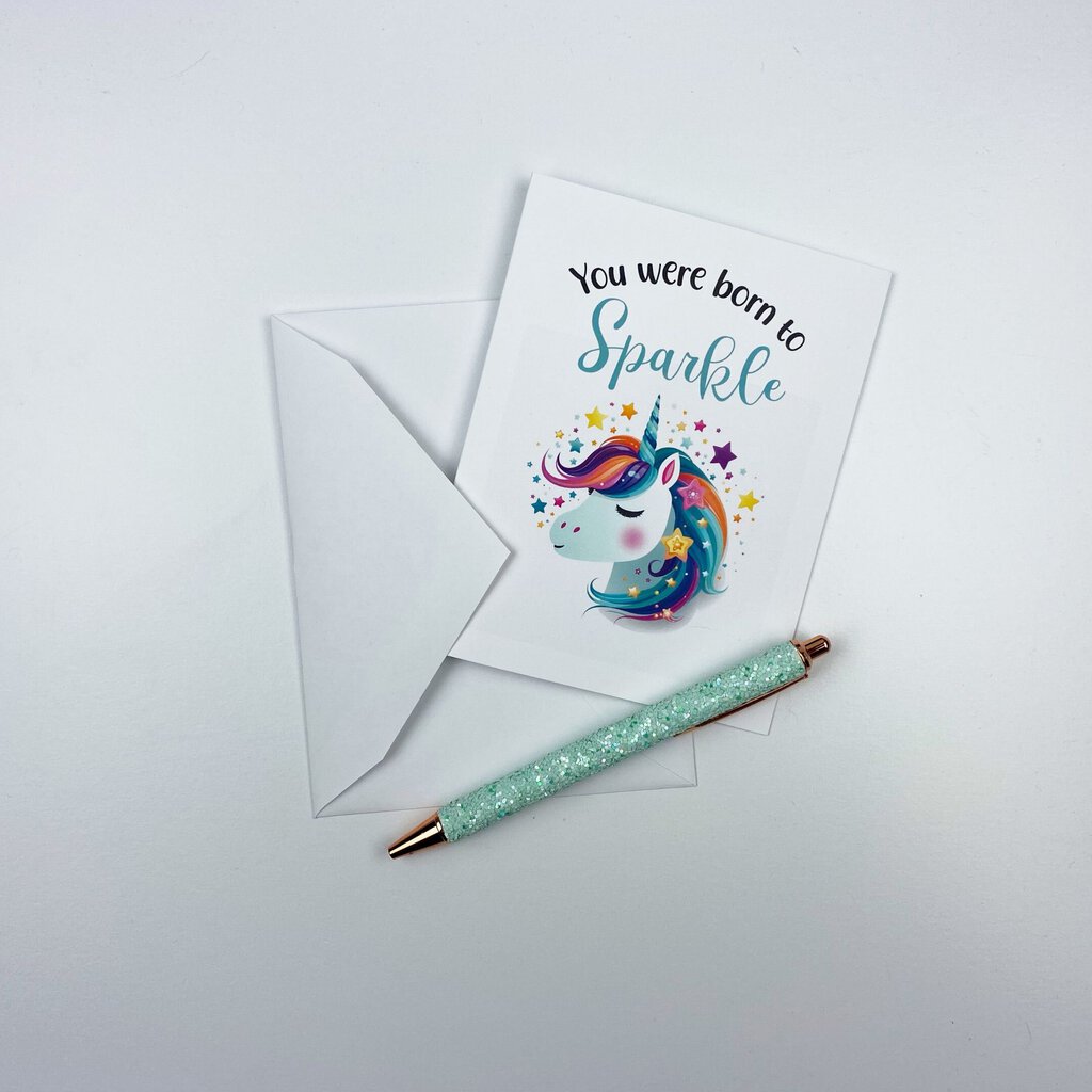 Born to Sparkle Greeting Card