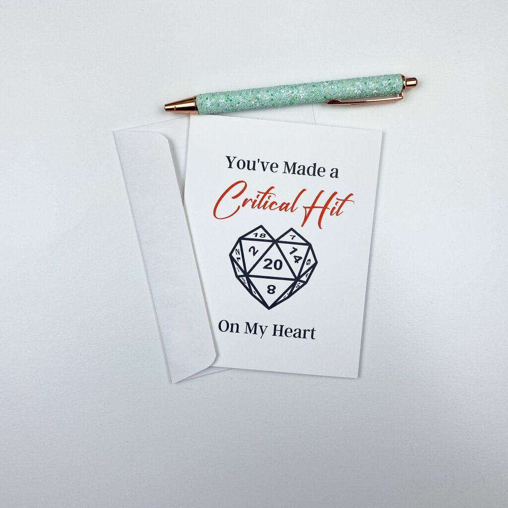 Critical Hit Greeting Card