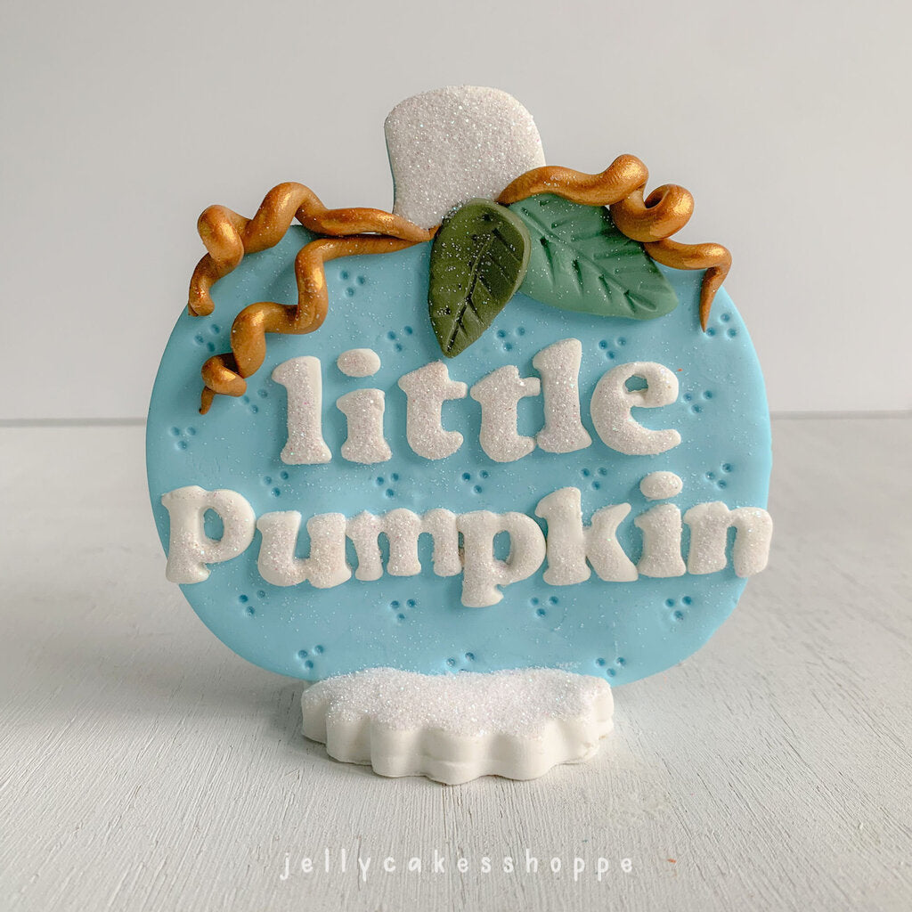 LITTLE PUMPKIN CAKE TOPPER