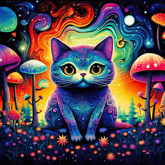 Psychedelic Cat